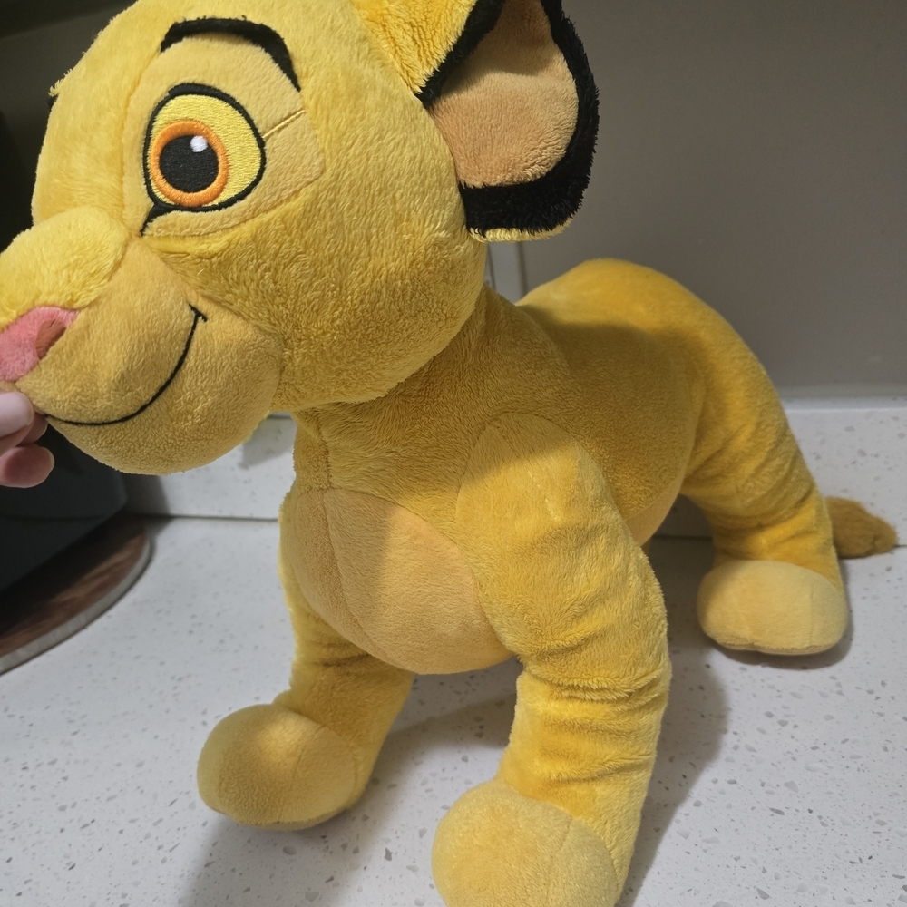 Disney Yellow Plush Simba Toy